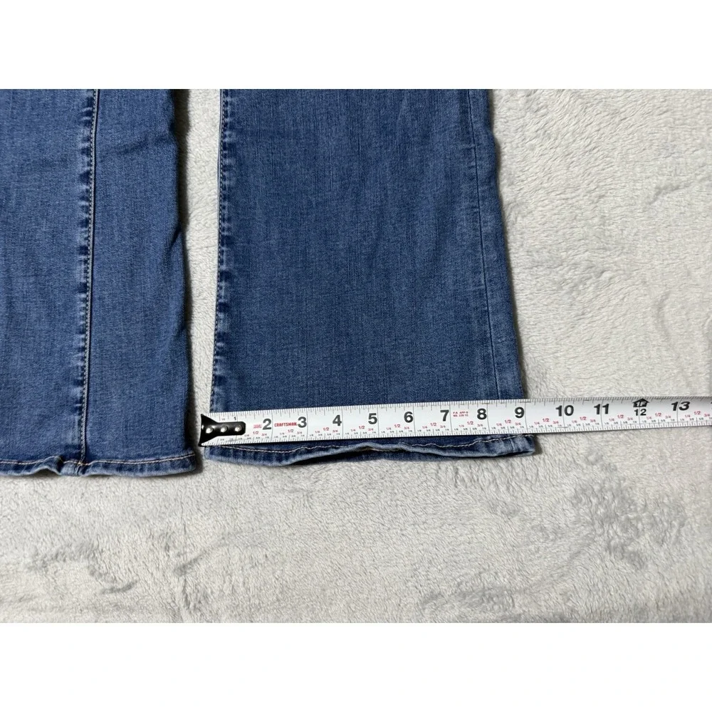 American Eagle Jeans Womens 8 Long Blue Kick Boot Bootcut Mid‎ Rise 30x32.5